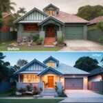 House Front Facade Renovations House Flipping Single Storey Brisbane